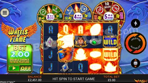 Wheels of Flame (PlayTech) Slot Review .